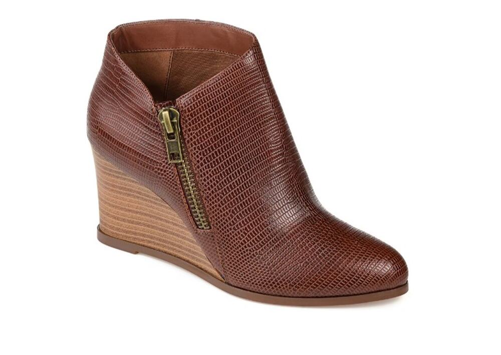 NWT Journee Collection Glam Wedge Ankle Boot sz 9.5